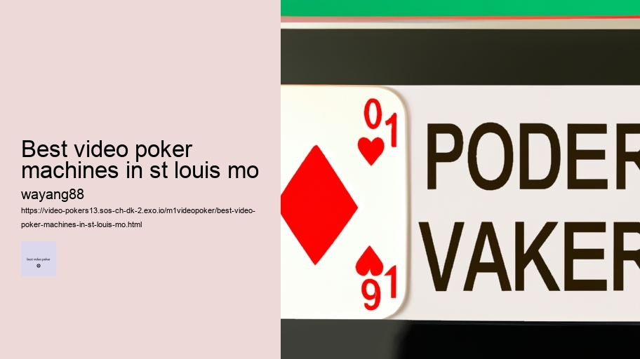 best video poker machines in st louis mo