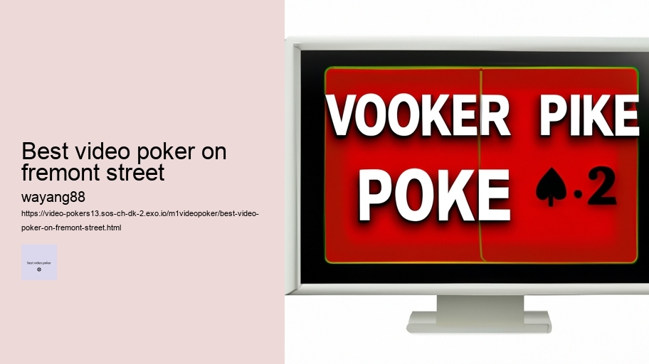 best video poker on fremont street
