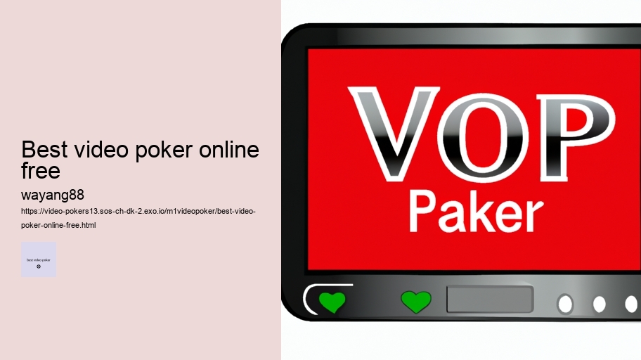 best video poker online free