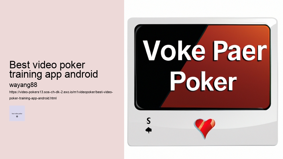 best video poker training app android